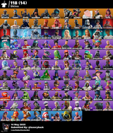 120 Skin mailli bol danslı Og sezon hesap
