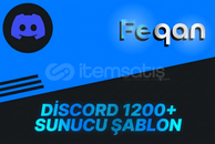 ⚡ 1200+ Discord Sunucu Şablonu