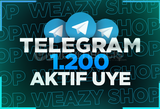 1200 Telegram Aktif Üye YÜKSEK KALİTE/