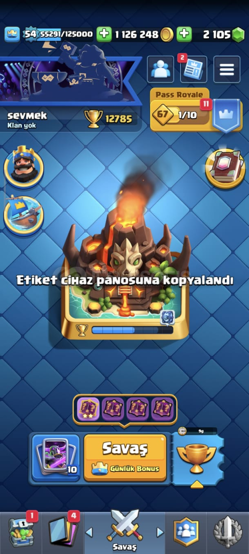 ⚡12000 KUPA⚡54 SEVİYE⚡5 EVRİM⚡ ⚡12000 KUPA⚡54 SEVİYE⚡5 EVRİM⚡