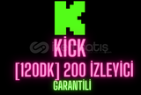 ⭐️[120DK]100 KİCK İZLEYİCİ | KALİTELİ⭐️