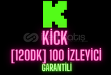 ⭐️[120DK]100 KİCK İZLEYİCİ | KALİTELİ⭐️