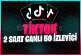 ⭐[120DK] TİKTOK 50 GERÇEK CANLI YAYIN İZLEYİCİ