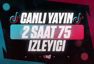 ⭐[120DK] Tiktok 75 Gerçek Canlı Yayın İzleyici