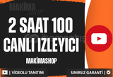 ⭐[120DK] YOUTUBE 100 CANLI YAYIN İZLEYİCİ⭐