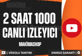 ⭐[120DK] YOUTUBE 1000 CANLI YAYIN İZLEYİCİ⭐