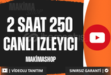 ⭐[120DK] YOUTUBE 250 CANLI YAYIN İZLEYİCİ⭐