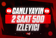 ⭐[120DK] Youtube 500 Canlı Yayın İzleyici