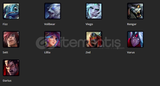 ⭐122 Seviye 57 Karakter 15 Skin TR Hesap⭐