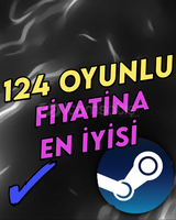 124 OYUNLU MEGA UCUZ STEAM HESABI