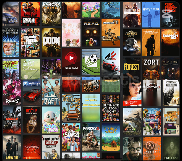 124 oyunlu steam hesabı