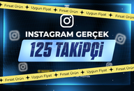 125 Gerçek Takipçi | Garantili - Instagram