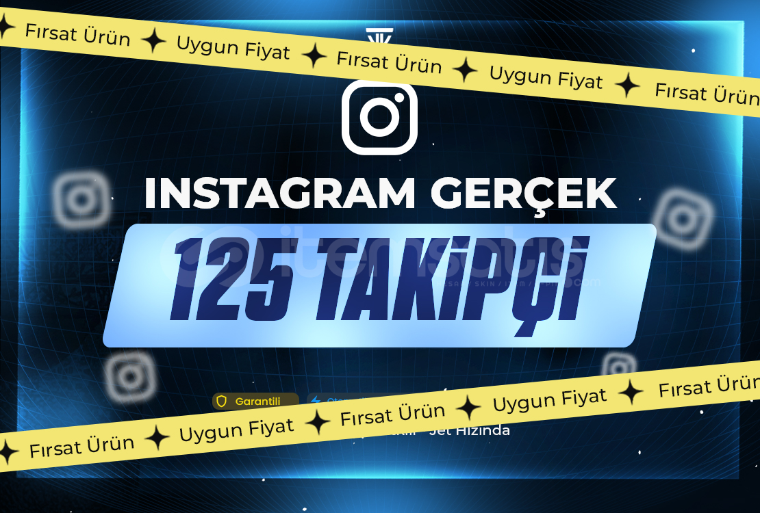 125 Gerçek Takipçi | Garantili - Instagram 125 Gerçek Takipçi | Garantili - Instagram