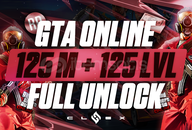 ✨125M Cash + 125 Level + Full Unlock | GTA✨