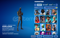 127 Skin Fortnite Hesabı!(Açıklamayı Oku)