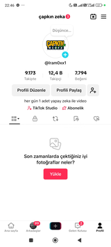 +12K GERÇEK TAKİPÇİLİ TİK TOK HESAP