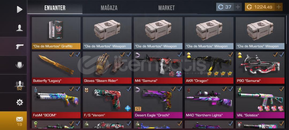 1.2k goldlu dolu envanterli