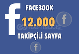 12K Organik Aktif Facebook Sayfası