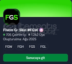 1.2K ÜYELİ AKTİF FİVEM KİTLELİ SUNUCUDA REKLAM