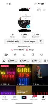 1.2M TAKİPÇİLİ GLOBAL LYRİCS HESABI UCUZAA