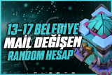 ⭐[13-17 Seviye Belediye] Garanti Mail Değişen⭐