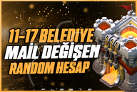 ⭐[11-17 Seviye Belediye] Garanti Mail Değişen⭐
