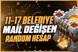 ⭐[11-17 Seviye Belediye] Garanti Mail Değişen⭐