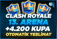 ⭐ [13. ARENA} Clash Royale +4.200 Kupa Random ⭐
