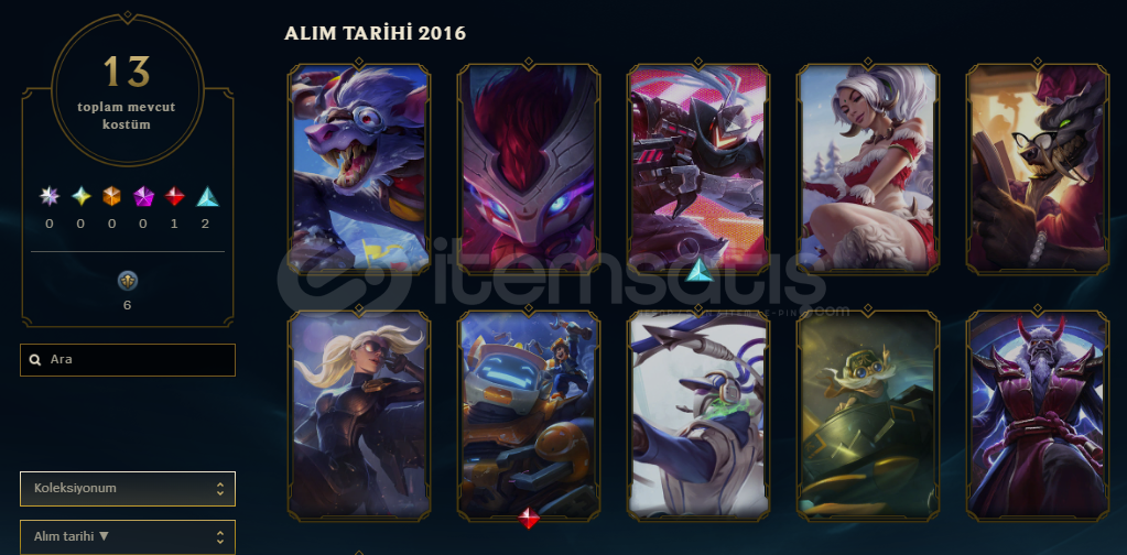 13 Kostümlü 30 Level EUW Hesap 13 Kostümlü 30 Level EUW Hesap