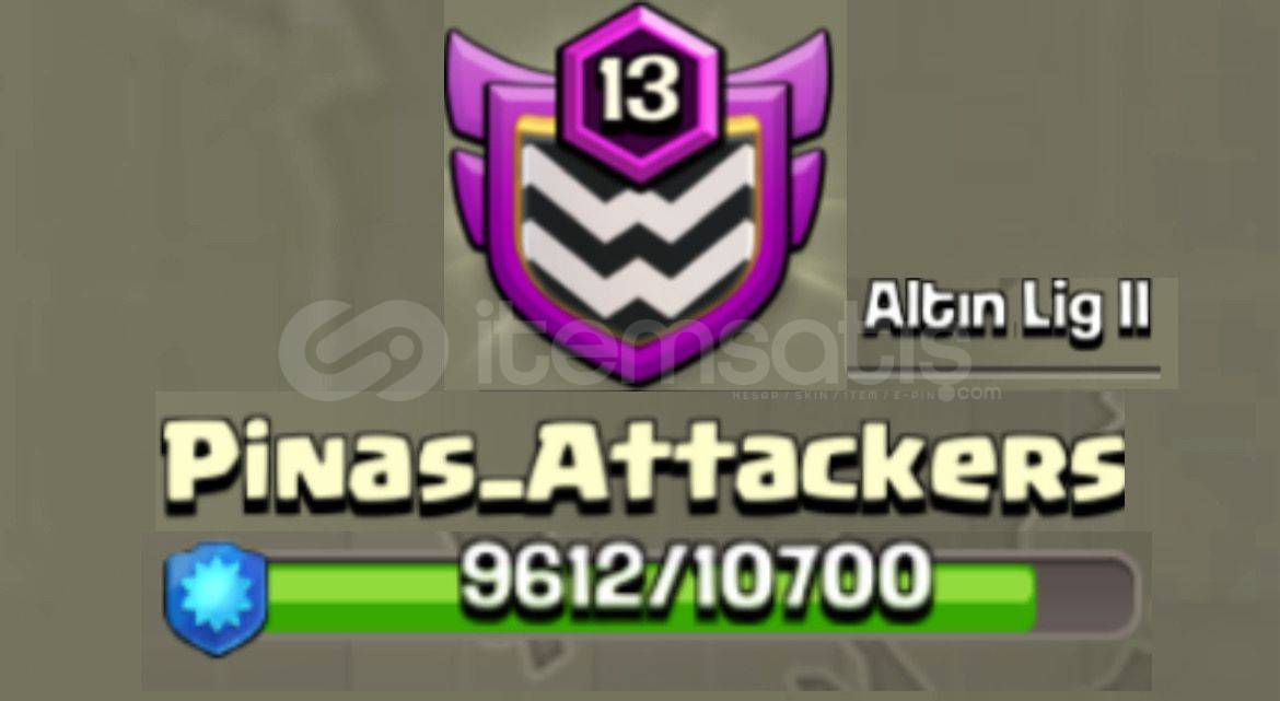 13 SEVİYE 14 OLMAK ÜZERE ALTIN LİG KLAN!! 13 SEVİYE 14 OLMAK ÜZERE ALTIN LİG KLAN!!