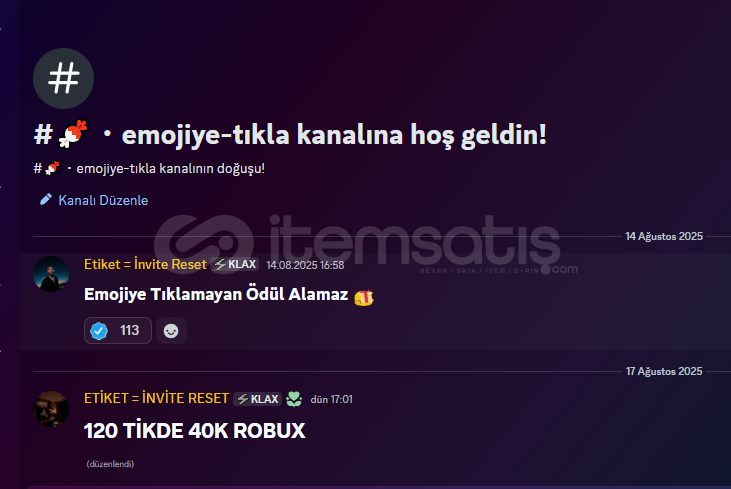 130+ KİŞİLİK REWARD SUNUCUSU 130+ KİŞİLİK REWARD SUNUCUSU