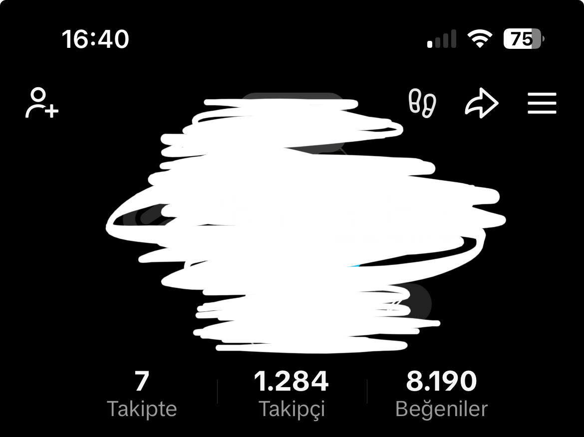 1300 Takipçili Hesap 1300 Takipçili Hesap