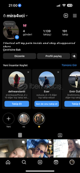 +1300 Takipçili Kız Olduğu Doğrulanmış Hesap