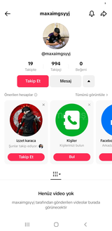 1300takipçili uygun fiyatlı tiktok hesab