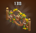 1313 Adet çit. 5 patika, traktör ve dekor