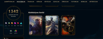 1340 skin Black alistar ve kapalı skinler