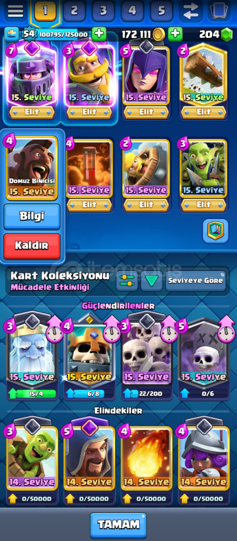 13500 KUPA 54 LVL 14 EVRİM  13500 KUPA 54 LVL 14 EVRİM