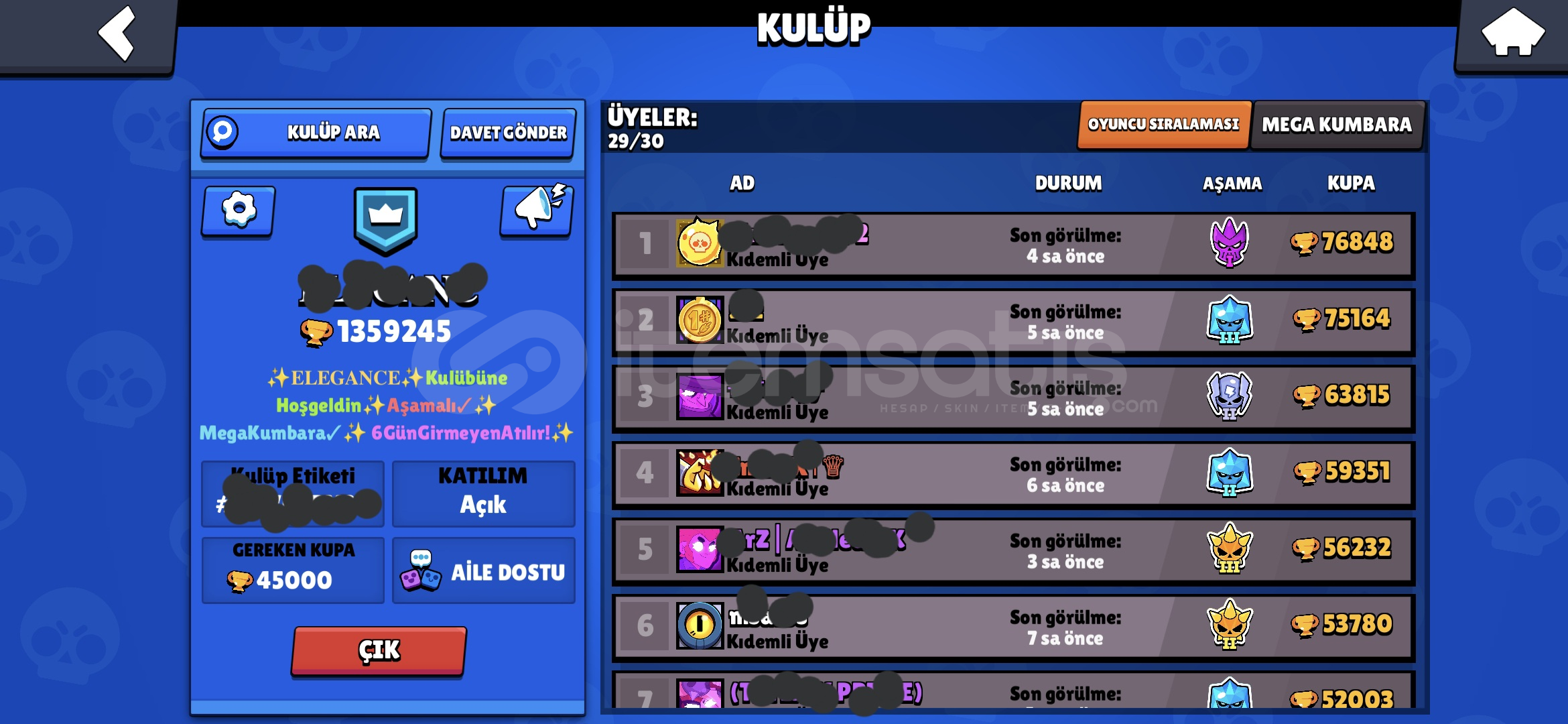 SATILIK KULÜP 1.2M+!!! SATILIK KULÜP 1.2M+!!!