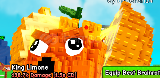 ✨138K DAMAGE King Limone✨ ✨138K DAMAGE King Limone✨