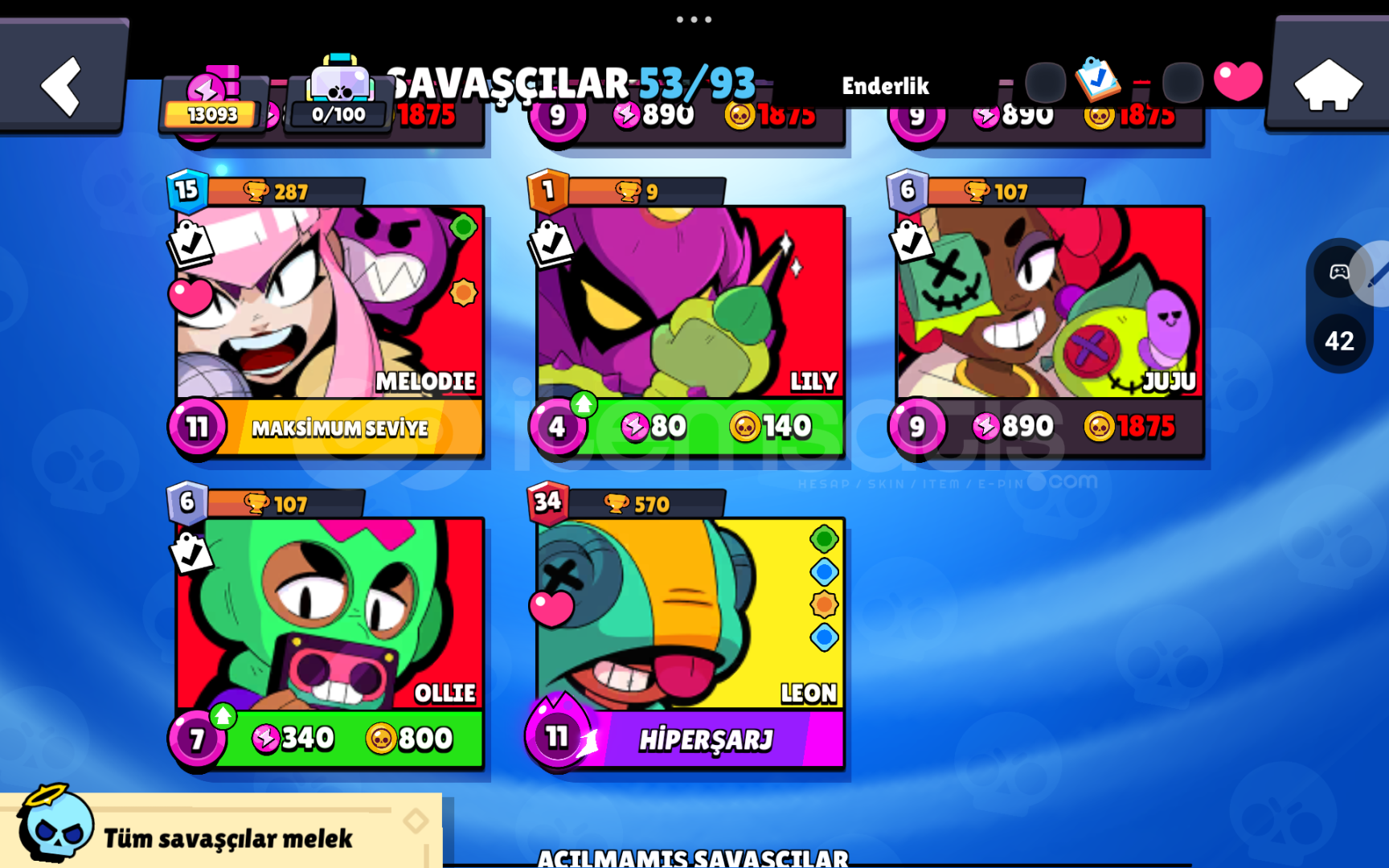 13K Kupa 43 Rütbe Edgar 34 Rütbe Leon 53 Krktr???? 13K Kupa 43 Rütbe Edgar 34 Rütbe Leon 53 Krktr????