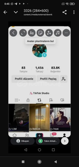 1.3k takipçi AKTİF 83K BEĞENİLİ TİKTOK