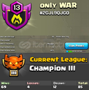 13sv Only War Şampiyon3 Başkent9 Eşsiz Günlük