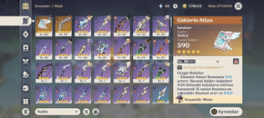 genshin mükemmel uyguna hesap pazarlık vardır