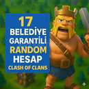 17 Belediye Garantili Random hesap