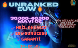 ⭐✔️EUW✔️30.000-40.000✔️ÖZ✔️GARANTİLİ✔️14-20 LVL