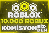 (14,286) 10000 Robux Komisyon Bizden