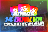⭐ 14 GÜNLÜK | Adobe Creative Cloud KİŞİSEL