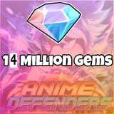 14 MİLYON/14000K Gems Anime Defenders