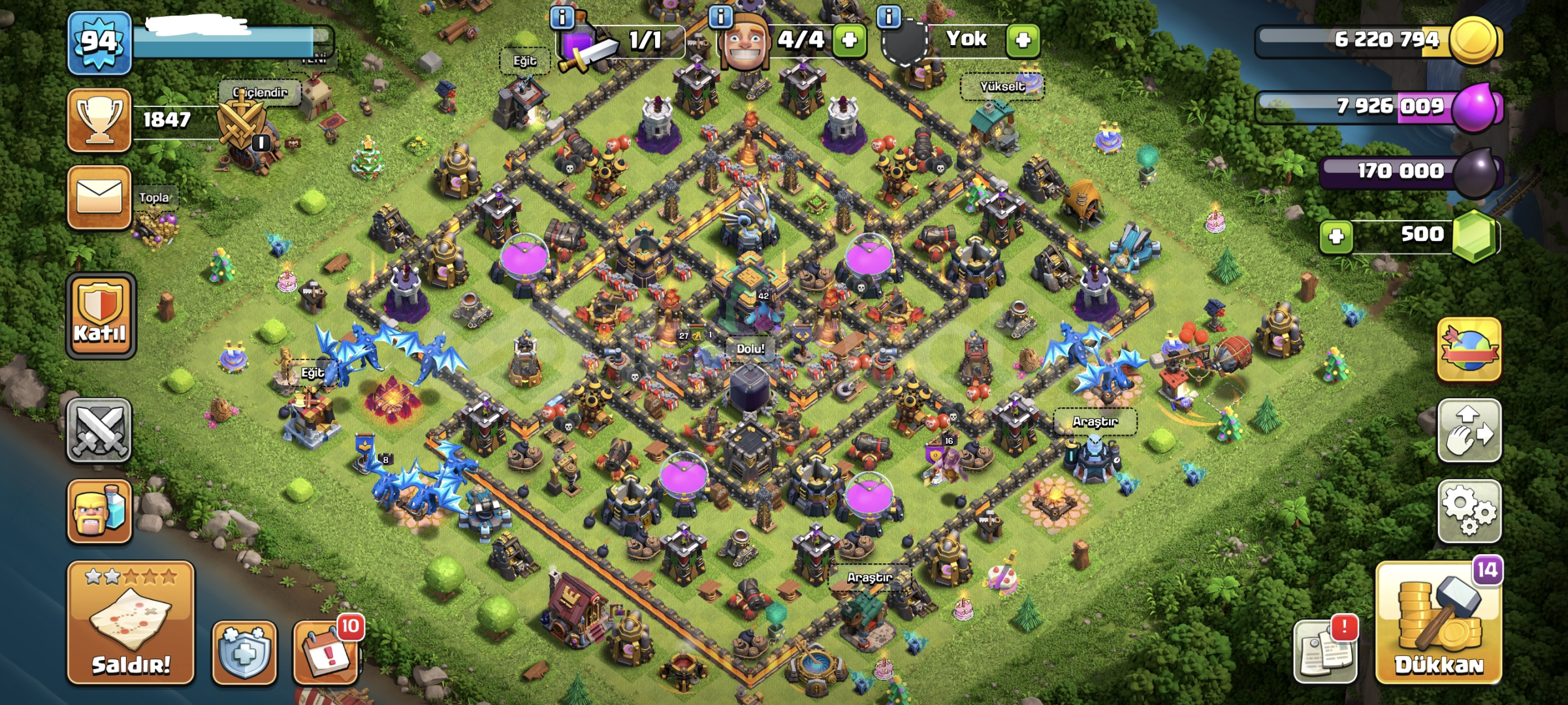 14 seviye belediye binası coc hesabı  14 seviye belediye binası coc hesabı