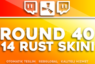 ❤️✅ 14 Skin ⭐ Round 40 Rust Twitch Drop ✅❤️